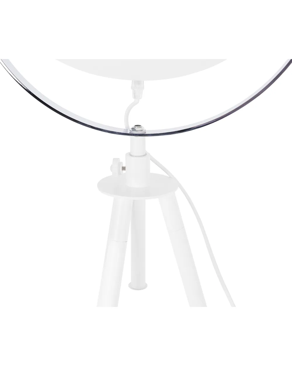 Fashion Beliani Lattiavalaisin Metalli Valkoinen/Kulta Thames