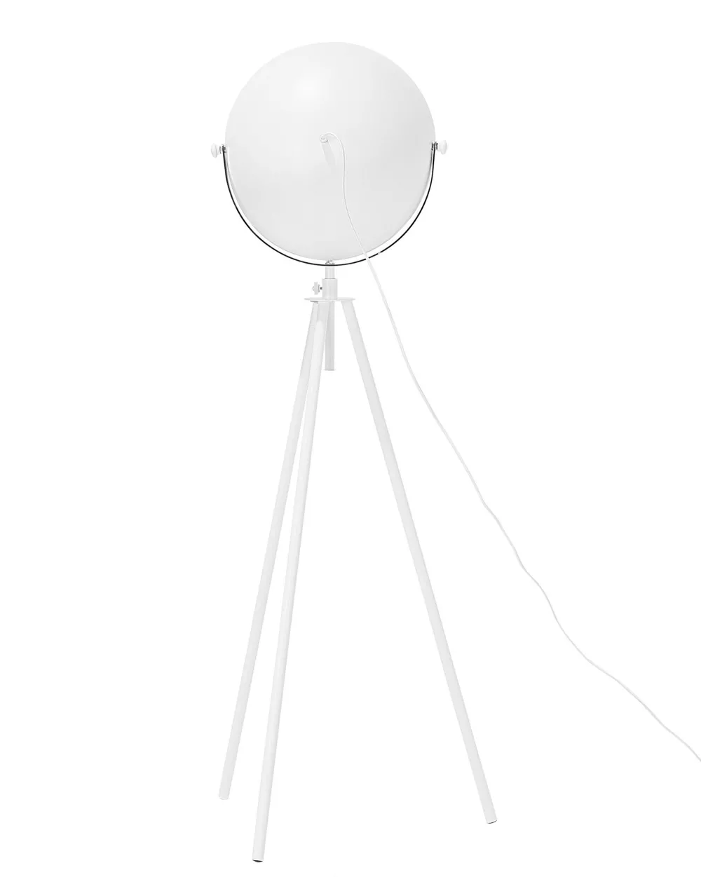 Fashion Beliani Lattiavalaisin Metalli Valkoinen/Kulta Thames