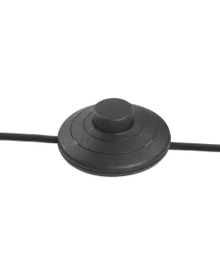 Valaisimet<Beliani Lattiavalaisin Tammi Musta Nitra