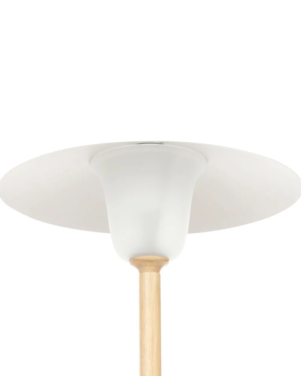 New Beliani Lattiavalaisin Tammi Valkoinen Moppy