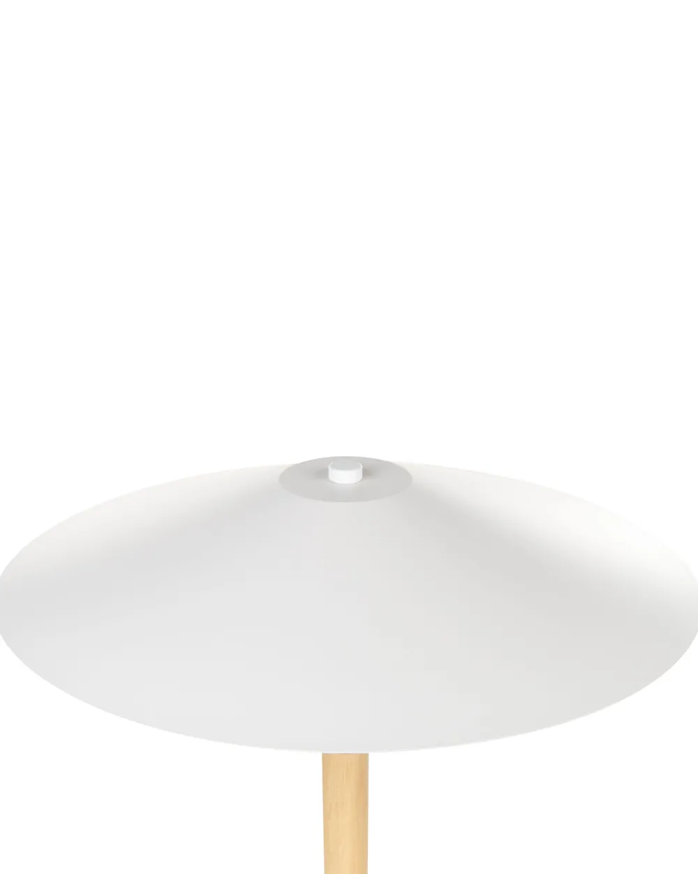 New Beliani Lattiavalaisin Tammi Valkoinen Moppy