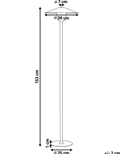 New Beliani Lattiavalaisin Tammi Valkoinen Moppy