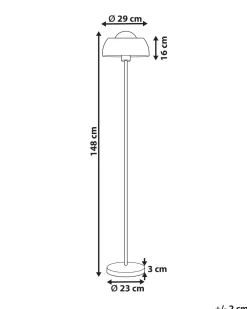 Fashion Beliani Lattiavalaisin Teras Kulta Senette