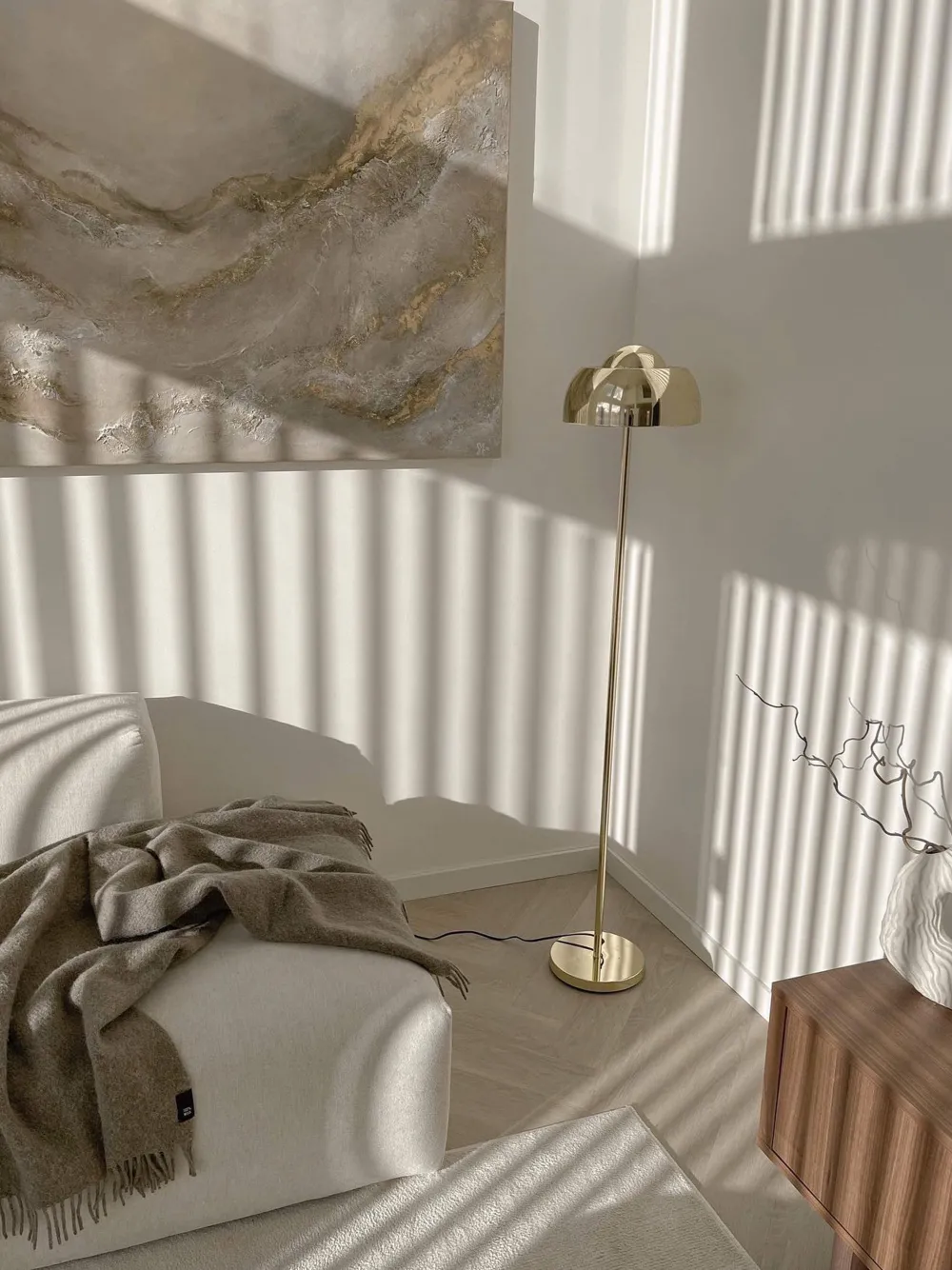 Fashion Beliani Lattiavalaisin Teras Kulta Senette