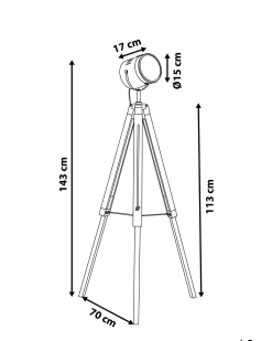 Store Beliani Lattiavalaisin Valkoinen Alzette