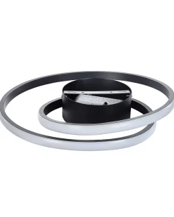 Valaisimet<Beliani Led-Kattovalaisin Alumiini Musta Naryn