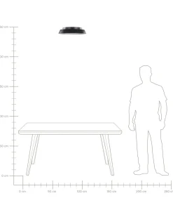 New Beliani Led-Kattovalaisin Musta Bilin