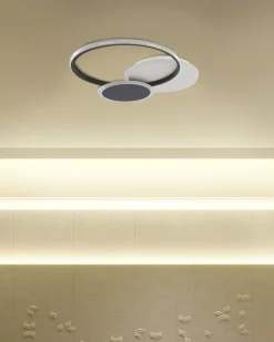 Flash Sale Beliani Led-Kattovalaisin Musta/Valkoinen Zami