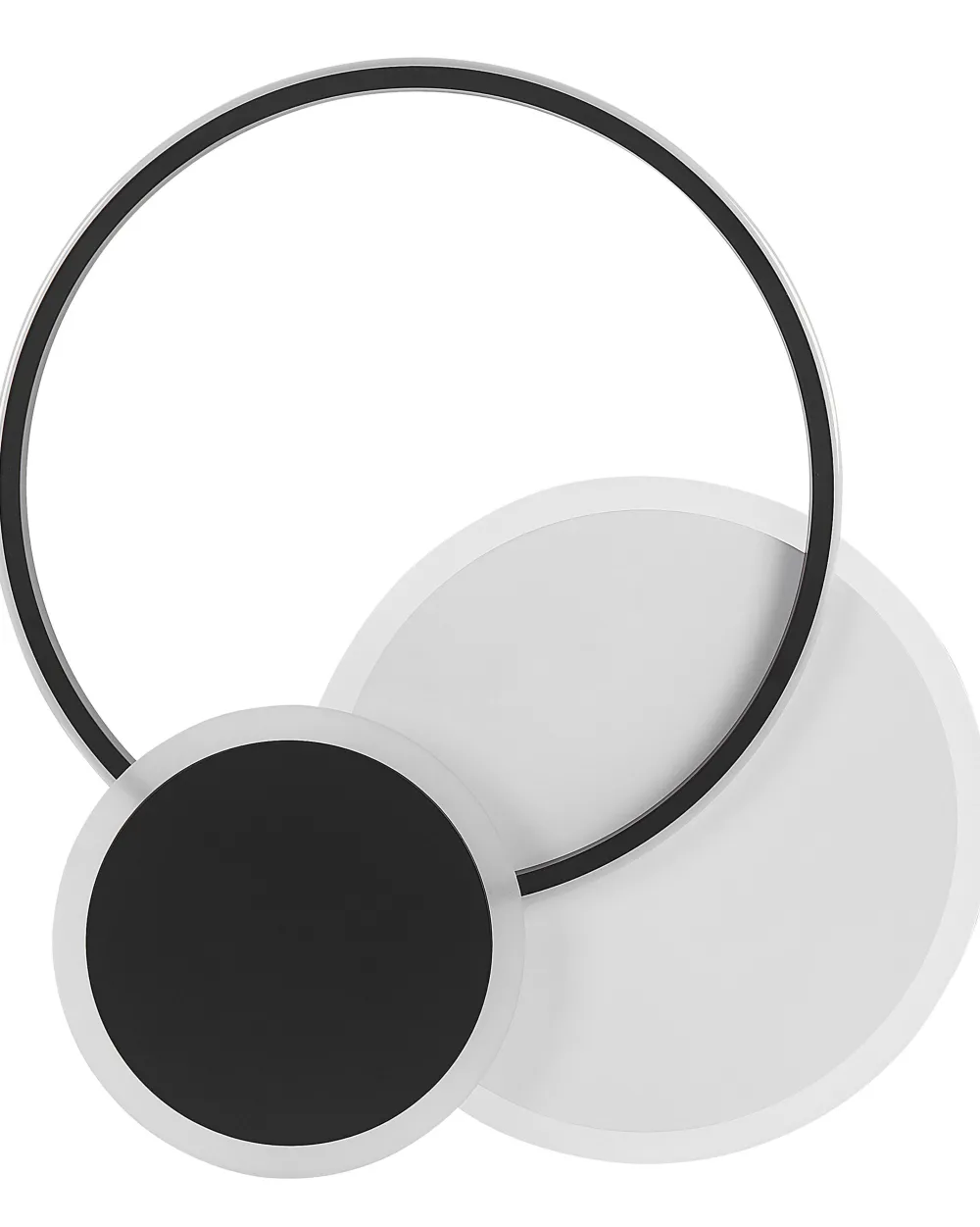 Flash Sale Beliani Led-Kattovalaisin Musta/Valkoinen Zami