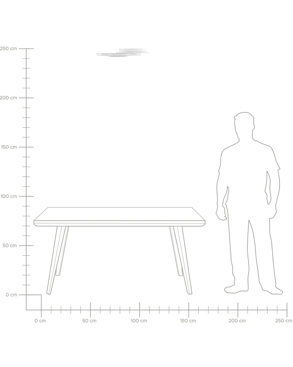 Flash Sale Beliani Led-Kattovalaisin Musta/Valkoinen Zami