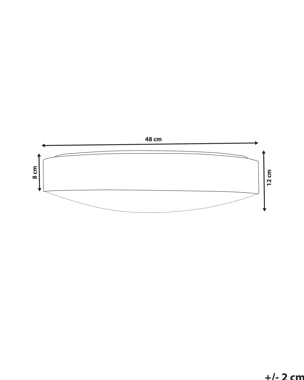 Best Sale Beliani Led-Kattovalaisin Rauta Valkoinen Arli
