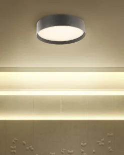 Outlet Beliani Led-Kattovalaisin Teras Musta Moei