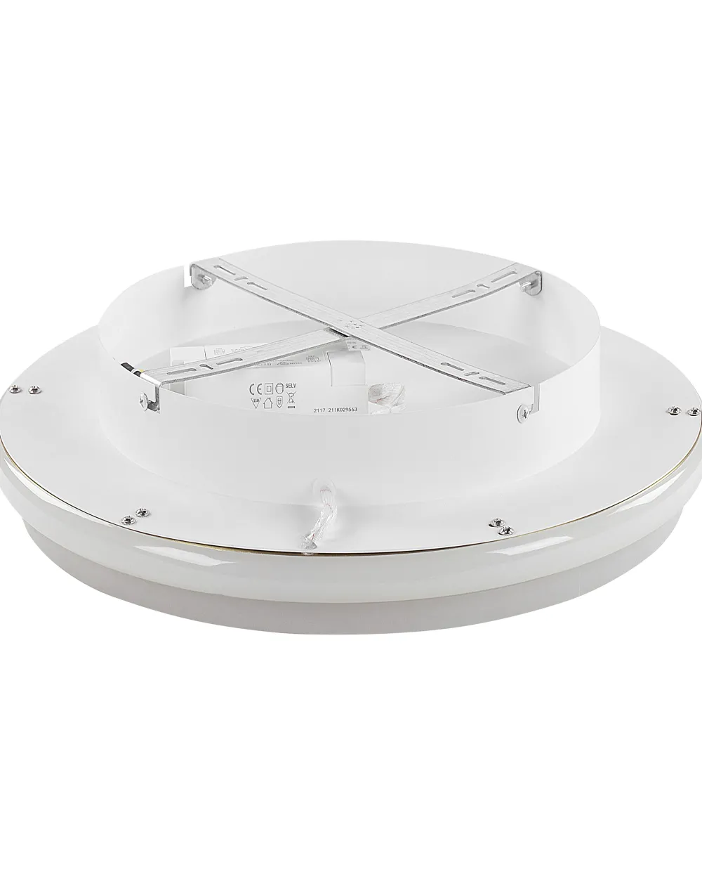 Valaisimet<Beliani Led-Kattovalaisin Teras Pieni Valkoinen/Kulta Taping