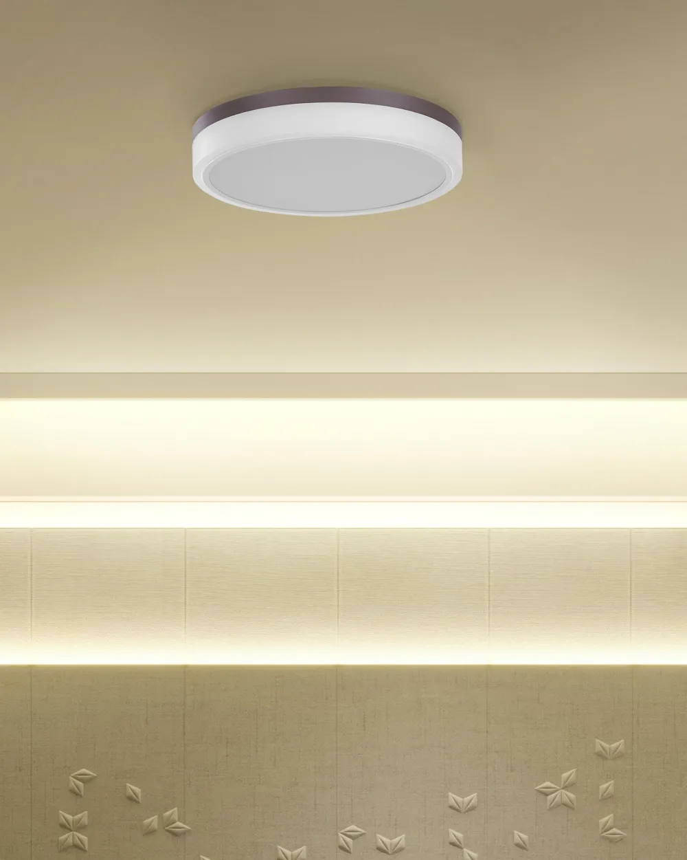 Valaisimet<Beliani Led-Kattovalaisin Teras Valkoinen Sakae