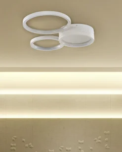 Cheap Beliani Led-Kattovalaisin Valkoinen Agnat