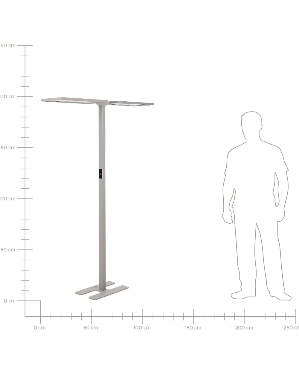 Cheap Beliani Led-Lattiavalaisin Alumiini Hopea Sculptor