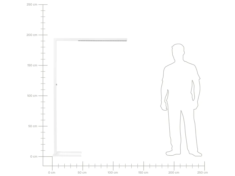 New Beliani Led-Lattiavalaisin Alumiini Valkoinen Sagitta