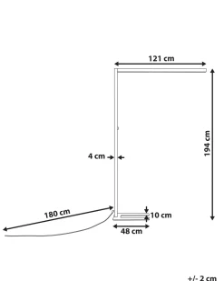 New Beliani Led-Lattiavalaisin Alumiini Valkoinen Sagitta