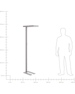 Cheap Beliani Led-Lattiavalaisin Alumiini Hopea Taurus