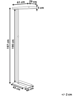 Cheap Beliani Led-Lattiavalaisin Alumiini Hopea Taurus