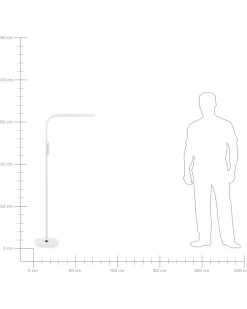 Best Beliani Led-Lattiavalaisin Valkoinen Aries