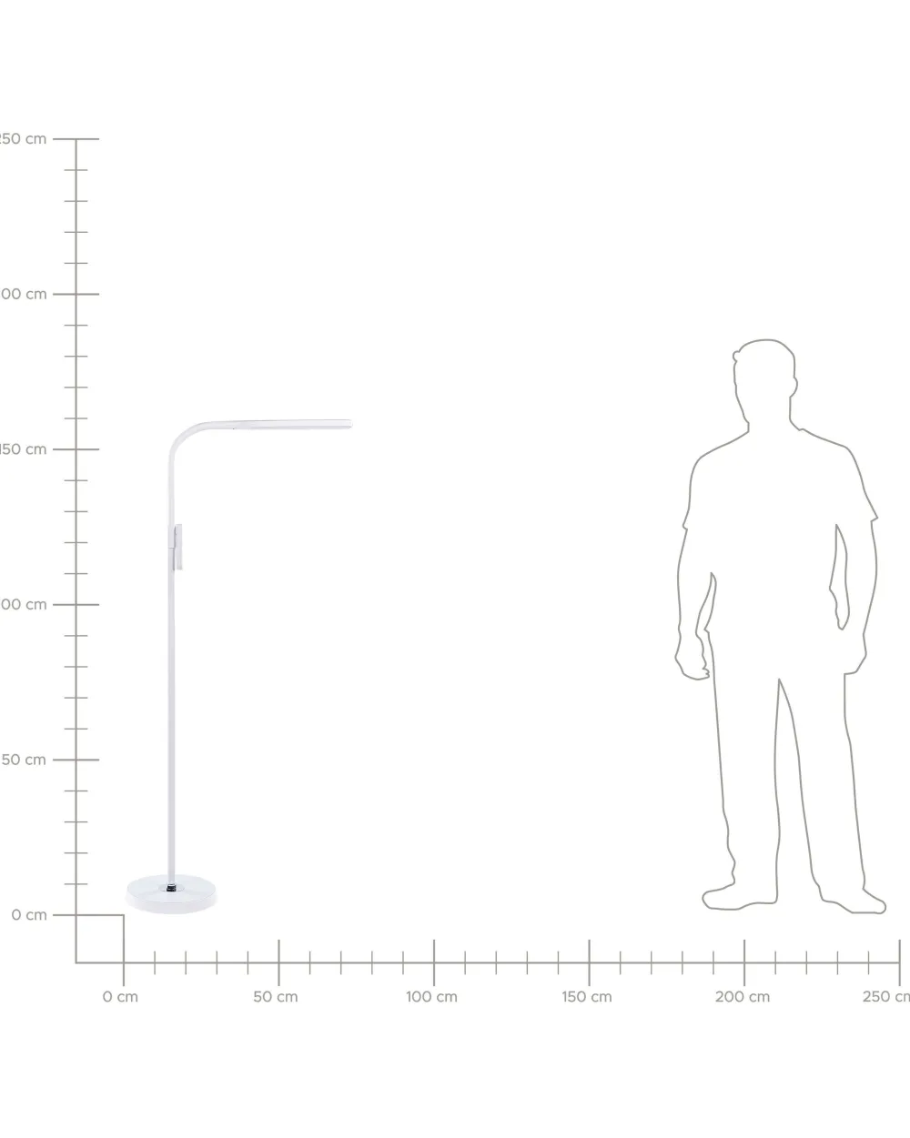 Best Beliani Led-Lattiavalaisin Valkoinen Aries