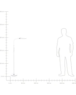 Store Beliani Led-Lattiavalaisin Valkoinen Cassiopeia