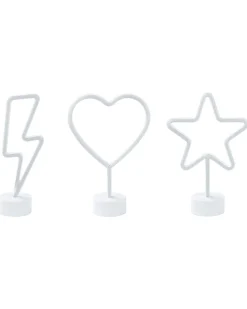 Cheap Beliani Led-Neonvalaisin Monivarinen 3 Kpl Floretta