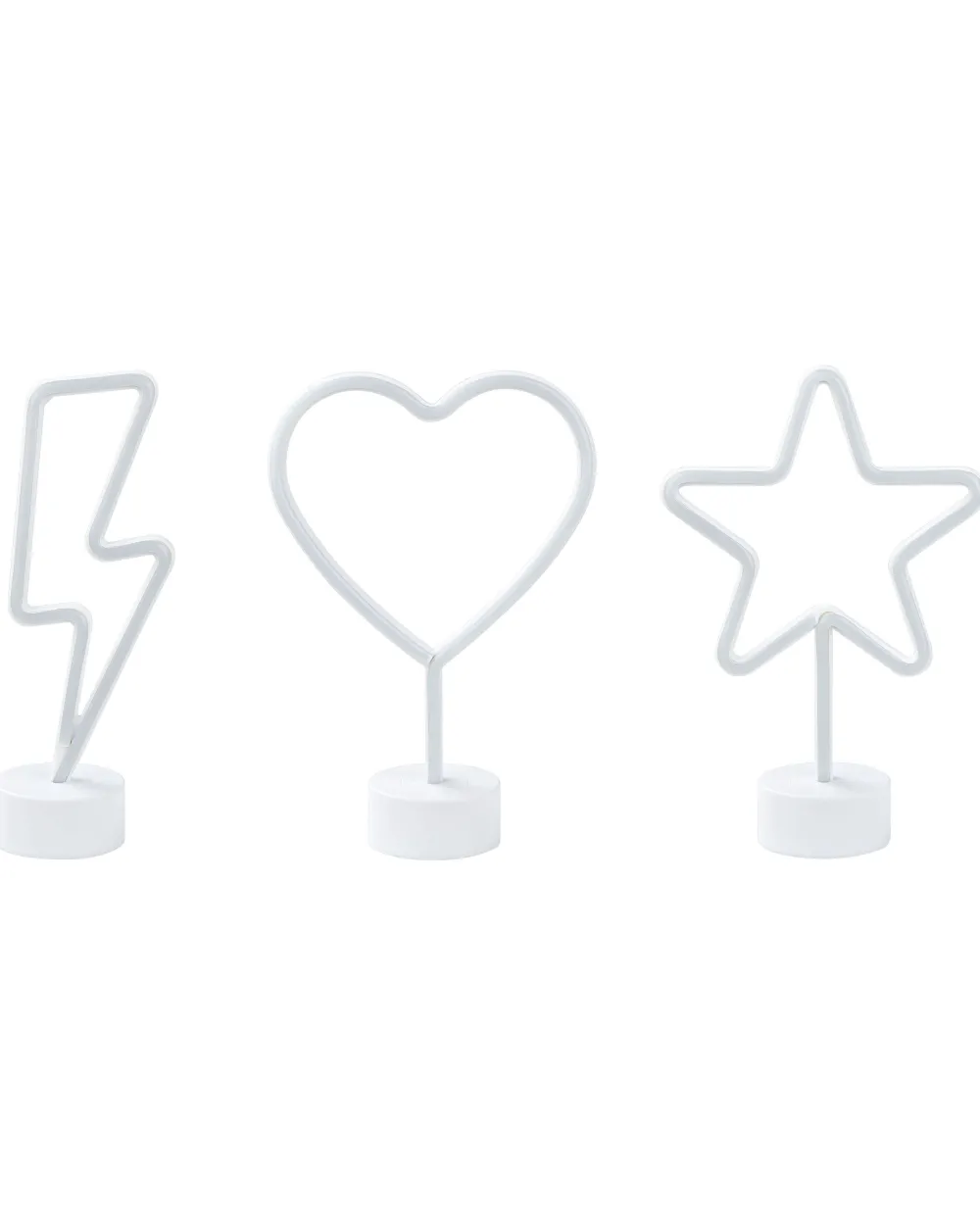 Cheap Beliani Led-Neonvalaisin Monivarinen 3 Kpl Floretta