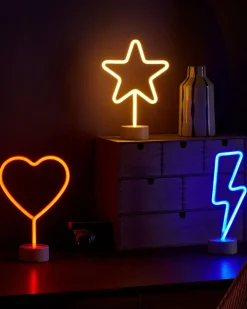 Cheap Beliani Led-Neonvalaisin Monivarinen 3 Kpl Floretta