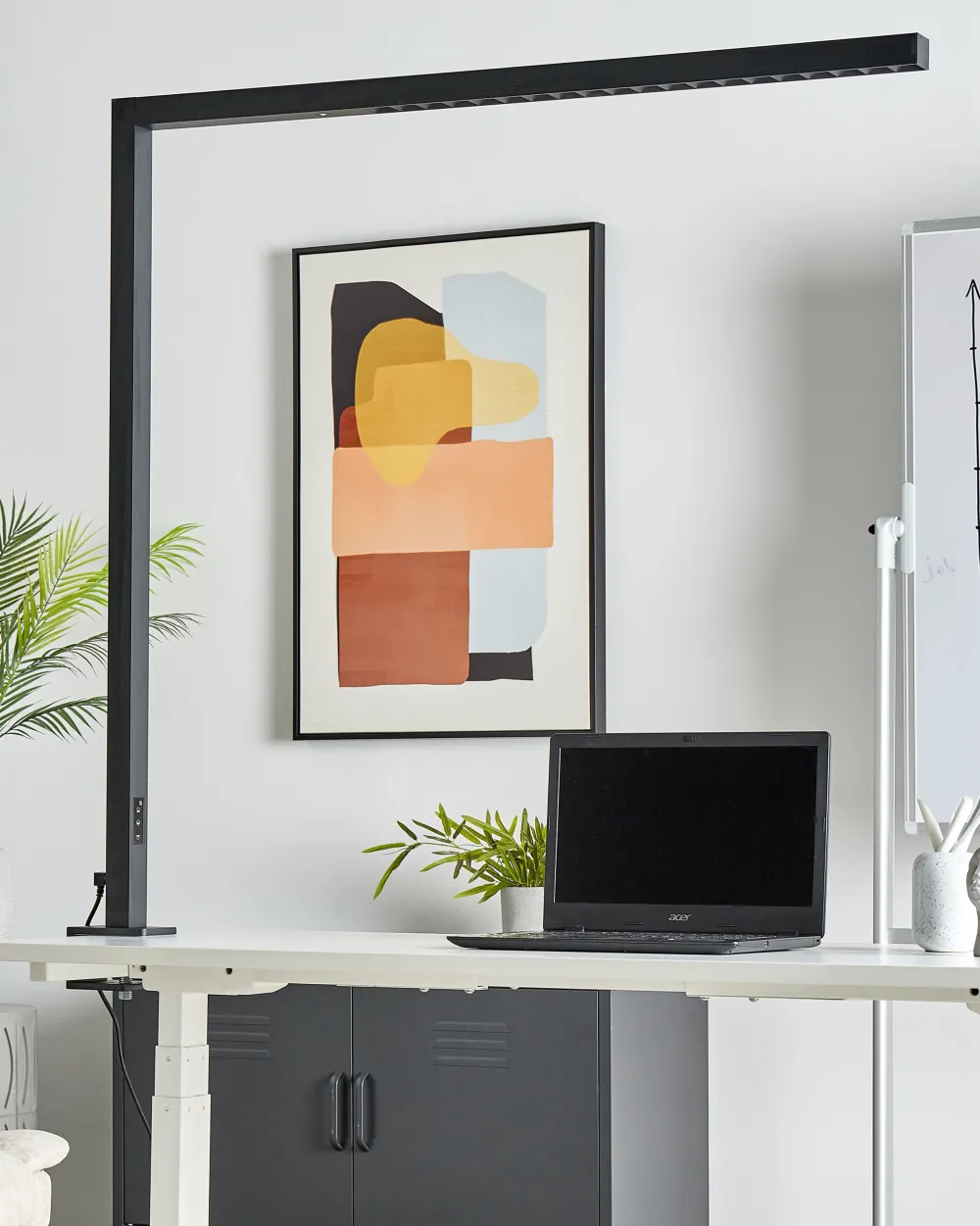 Store Beliani Led-Poytavalaisin Alumiini Musta Octant