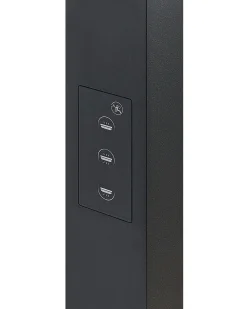 Store Beliani Led-Poytavalaisin Alumiini Musta Octant