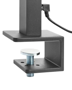 Store Beliani Led-Poytavalaisin Alumiini Musta Octant