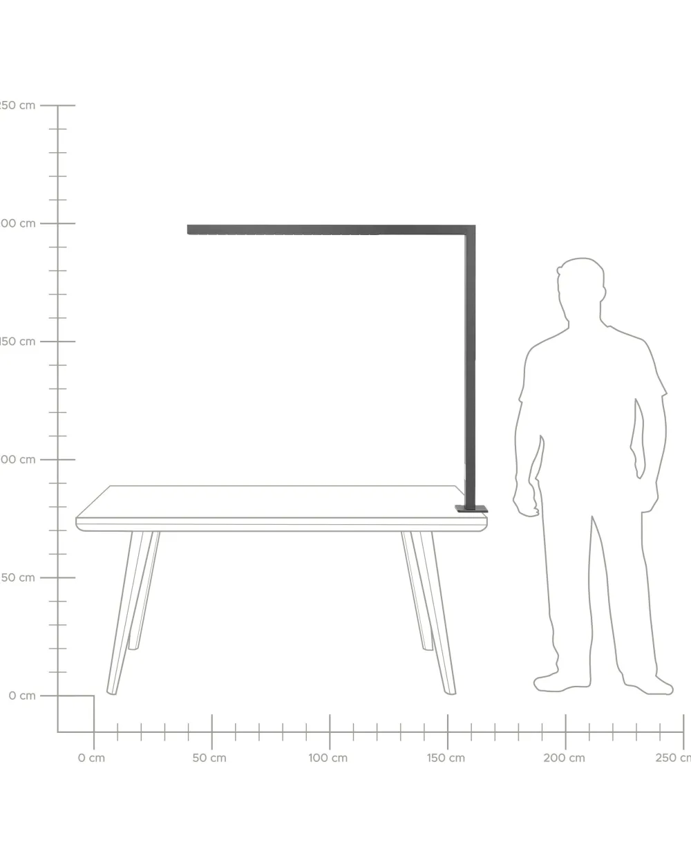 Store Beliani Led-Poytavalaisin Alumiini Musta Octant