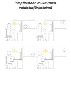 Store Beliani Led-Poytavalaisin Alumiini Musta Octant