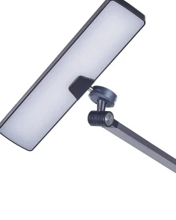 Fashion Beliani Led-Poytavalaisin Alumiini Musta Lacerta