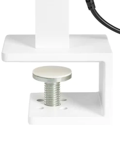 Valaisimet<Beliani Led-Poytavalaisin Alumiini Valkoinen Volans