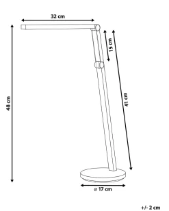 Clearance Beliani Led-Poytavalaisin Muovi Musta Dorado