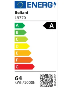 Best Beliani Led-Riippuvalaisin Alumiini Musta Atrek