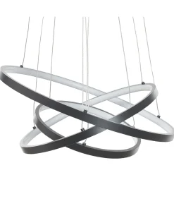 Best Beliani Led-Riippuvalaisin Alumiini Musta Atrek