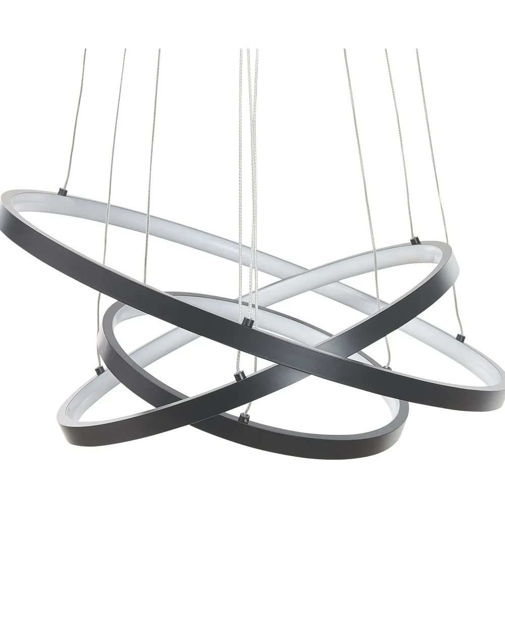 Best Beliani Led-Riippuvalaisin Alumiini Musta Atrek