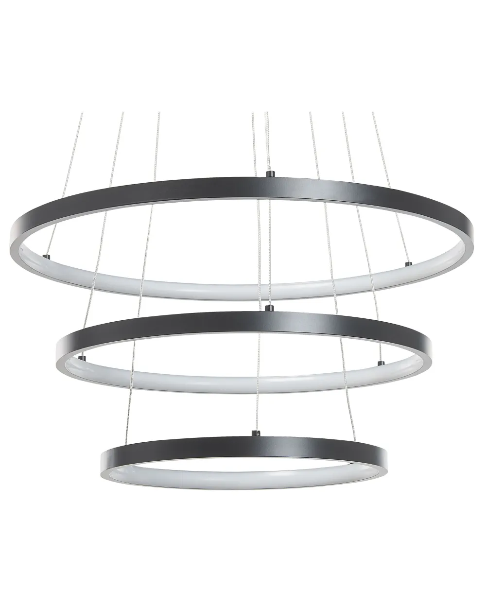 Best Beliani Led-Riippuvalaisin Alumiini Musta Atrek