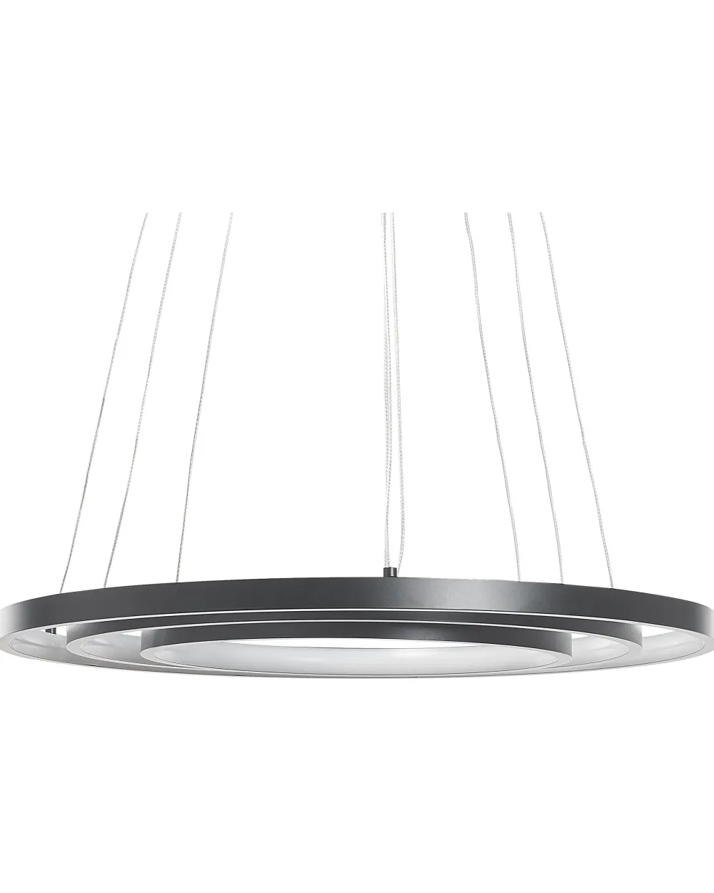 Best Beliani Led-Riippuvalaisin Alumiini Musta Atrek