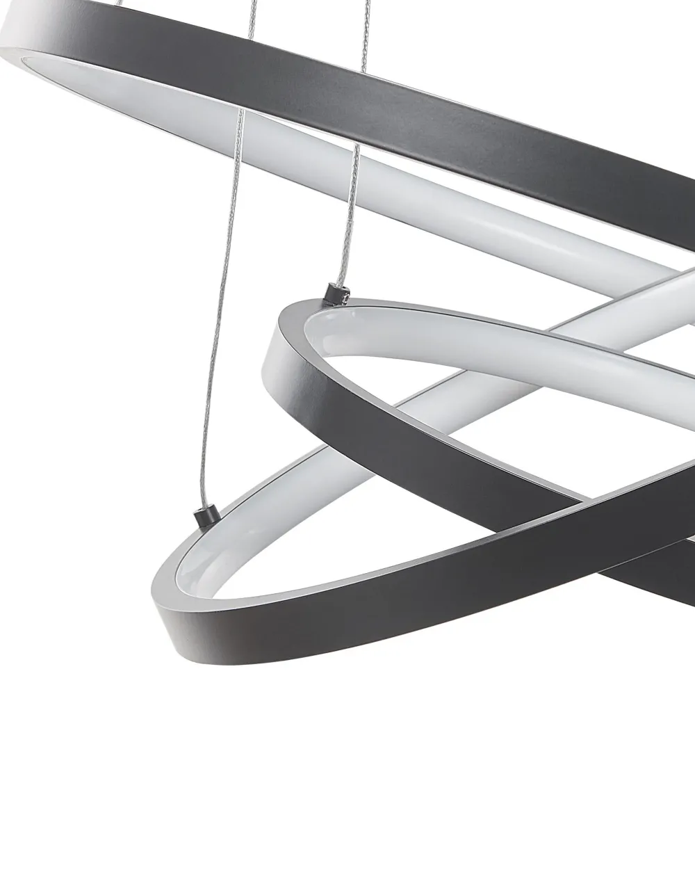 Best Beliani Led-Riippuvalaisin Alumiini Musta Atrek