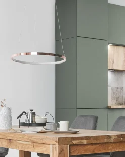 Fashion Beliani Led-Riippuvalaisin Alumiini Ruusukulta Jordan