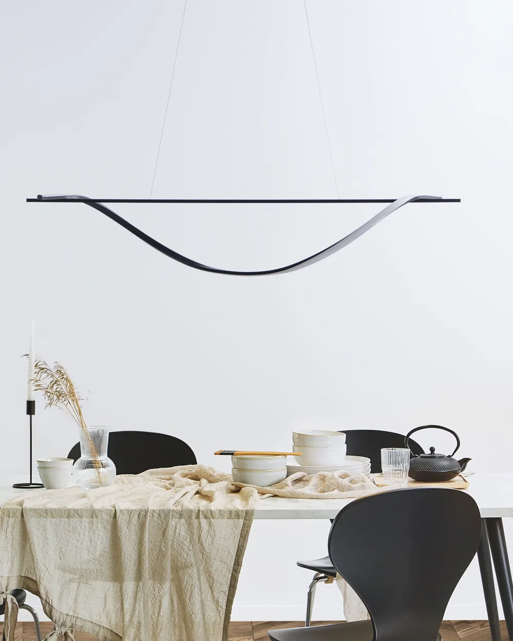 Fashion Beliani Led-Riippuvalaisin Rauta Musta Bodri