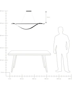 Fashion Beliani Led-Riippuvalaisin Rauta Musta Bodri