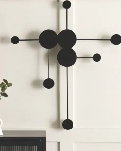 Valaisimet<Beliani Led-Seinavalaisin 6 Polttimoa Metalli Musta Mariato