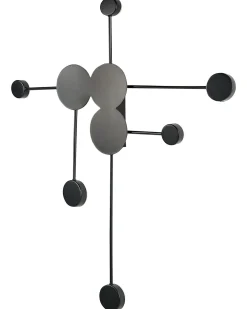 Valaisimet<Beliani Led-Seinavalaisin 6 Polttimoa Metalli Musta Mariato