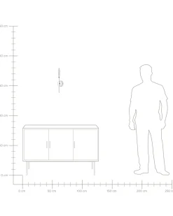 Online Beliani Led-Seinavalaisin Hopea Lukina